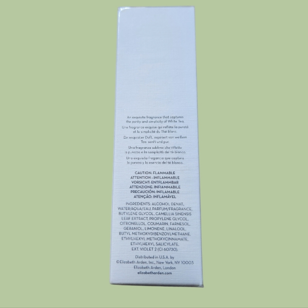 Elizabeth Arden White Tea Perfume Box - White Cream - Picture 2 of 2